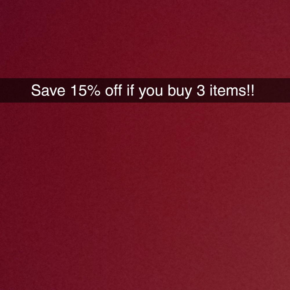 Bundle 15% if you buy 3
